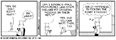 Dilbert on E-Mail